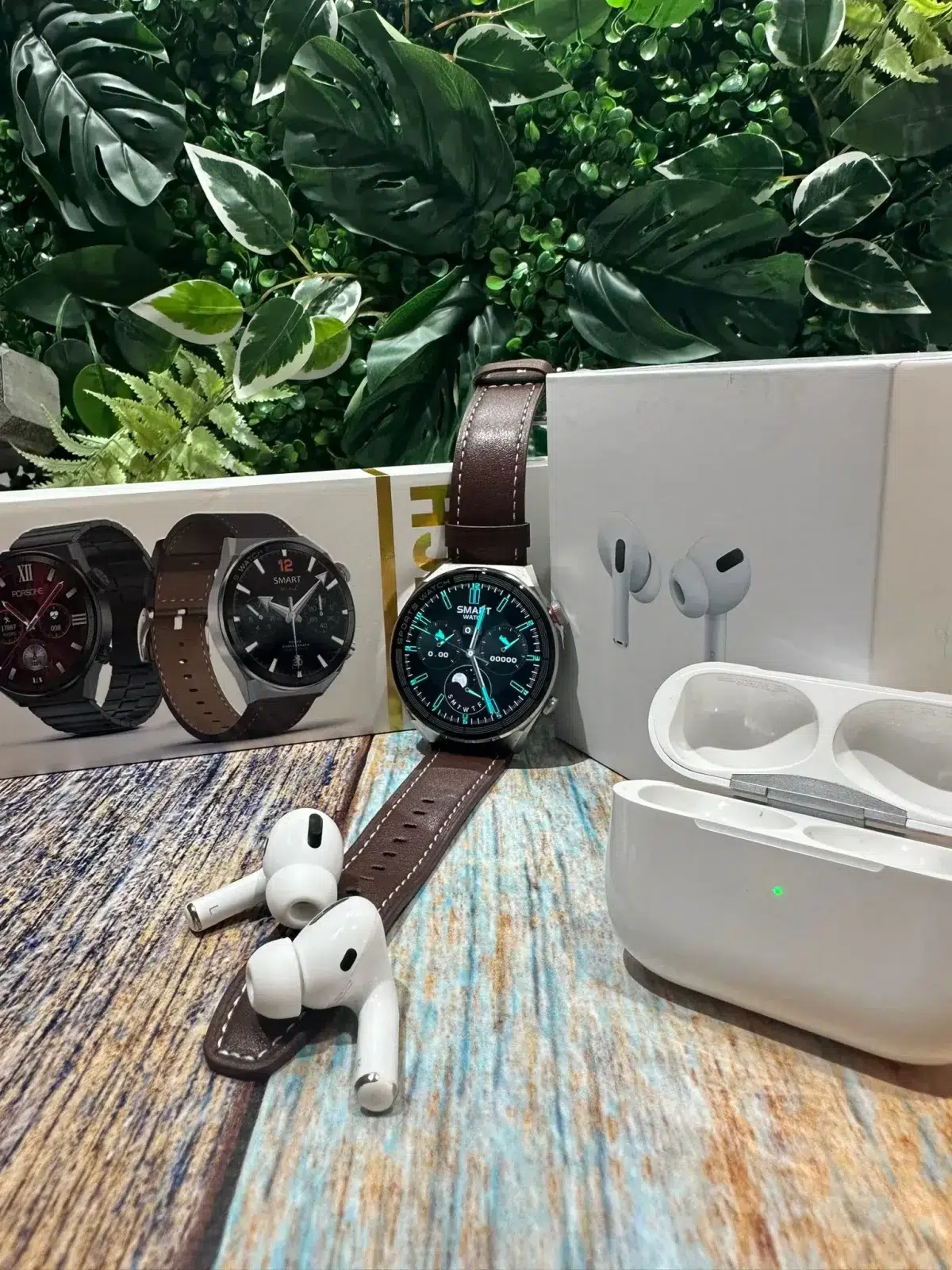 Watch Clasic Akıllı Saat + Airpods Pro Anc Bluetooth Kulaklık