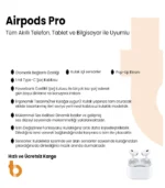 Airpods Pro Bluetooth Kulaklık