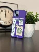 Iphone Starbucks Sert Slikon Telefon Kılıfı