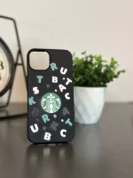 Iphone Starbucks Sert Slikon Telefon Kılıfı