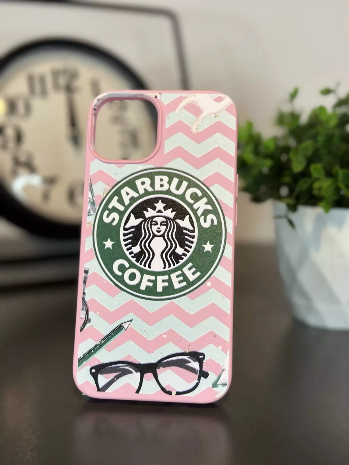 Iphone Starbucks Sert Slikon Telefon Kılıfı