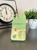 Iphone Starbucks Sert Slikon Telefon Kılıfı