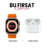 Hello Watch 3 + Akıllı Saat ve Airpods Pro ANC Bluetooth Kulaklık