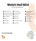 Watch Hw3Mini Kadın Akıllı Saat