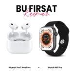 Watch Hk9 Pro Akıllı Saat ve Airpods Pro 2 Lux Bluetooth Kulaklık