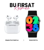 Watch Hk9 Pro Akıllı Saat ve Airpods Pro 2 Lux Bluetooth Kulaklık