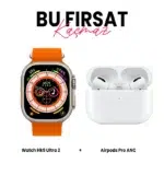 Watch Hk9 Ultra2 Akıllı Saat ve Airpods Pro ANC Bluetooth Kulaklık